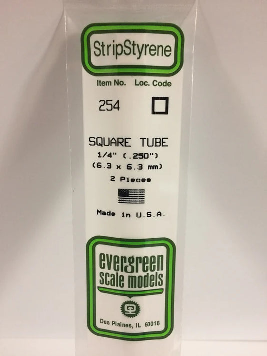 269-254 Evergreen Square Tube -- .250