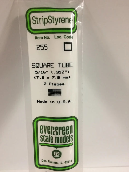269-255 Evergreen Square Tube -- .312