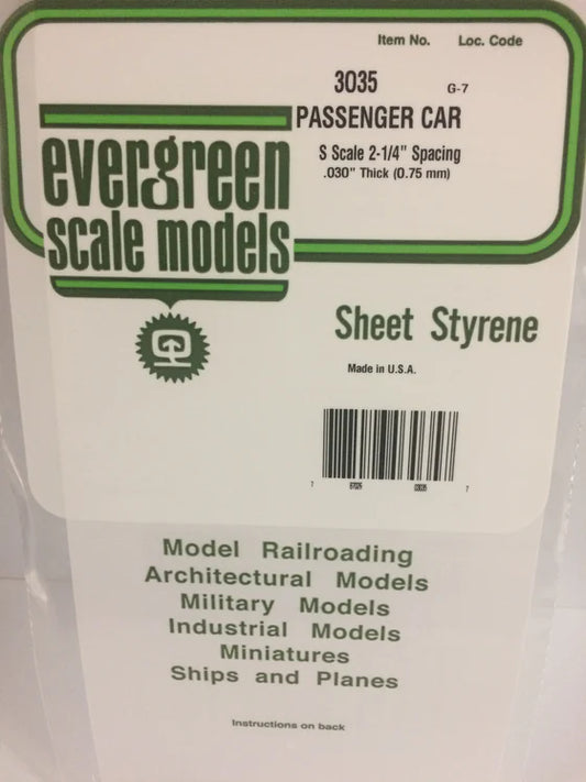 269-3035 Evergreen Passenger Car Siding
