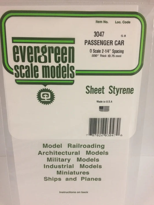 269-3047 Evergreen Passenger Car Siding