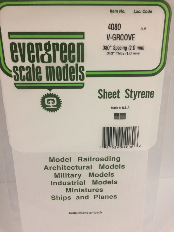 269-4080 Evergreen Siding -- V-groove
