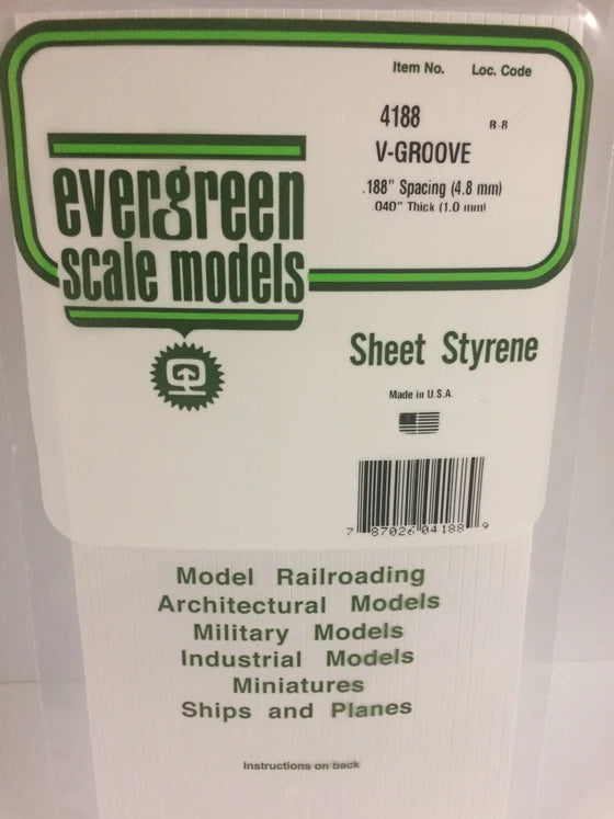 269-4188 Evergreen Siding -- V-groove