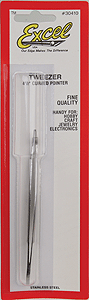 271-30410 Excel Tweezer - 4-1/2" Curved