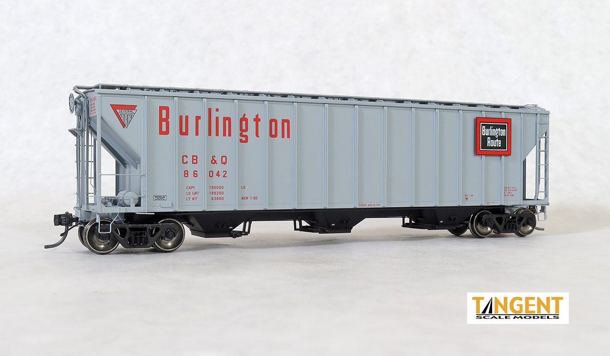 TAN28011-01 Tangent HO Covered Hopper -- CB&Q #85996