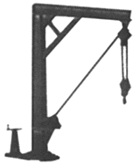 293-8007 Tichy HO Jib Crane Kit