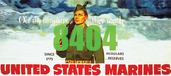 293-8404 Tichy HO Billboard - U.S. Marines