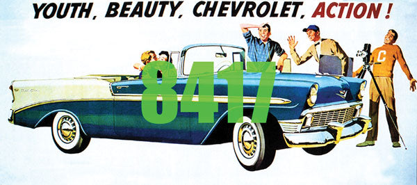 293-8417 Tichy HO Billboard - Chevy Youth