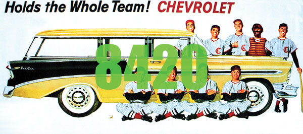 293-8420 Tichy HO Billboard - Chevy Whole Team