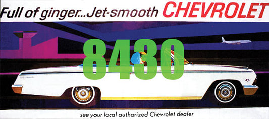 293-8430 Tichy HO Billboard - Chevrolet Jet