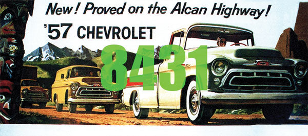 293-8431 Tichy HO Billboard - 57' Chevrolet
