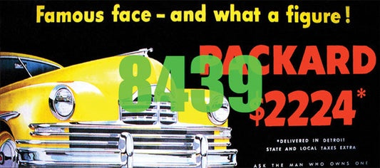 293-8439 Tichy HO Billboard - Packard