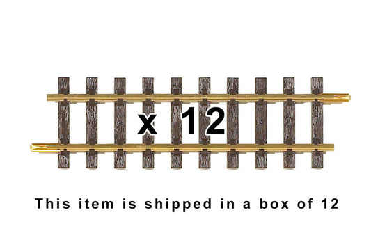 Box of 12, G280 Straight Track, 11.0" (G-Scale)