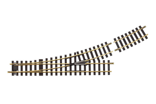 R7 Manual Switch Left 22.5° Track (G-Scale)