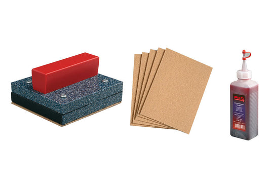 Track Cleaning Set - Block, Pads, and Fluid (G-Scale)