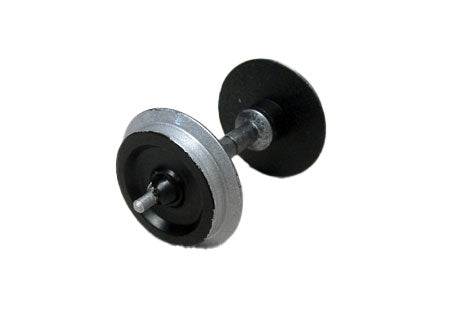 Metal Wheelset: 30mm Plated, 2 pcs - Fits Most American Cars (G-Scale)