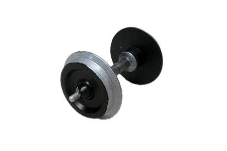 Metal Wheelset: 35mm Plated, 2 pcs - Fits Most European Cars (G-Scale)