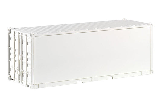 Container 20 Undecorated, White (G-Scale)