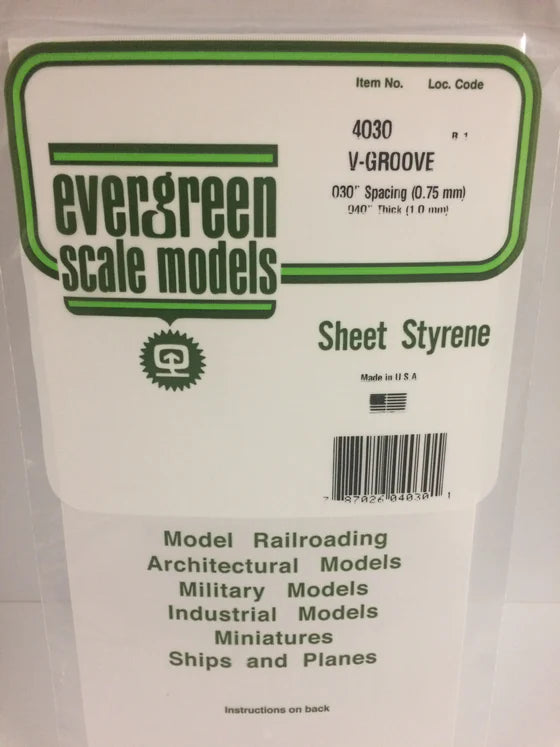 269-4040 Evergreen Siding -- V-groove