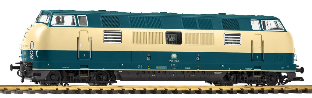37462 PIKO G DB IV BR 221 Diesel, Blue/Beige