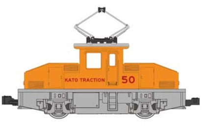 381-10504US Kato N 2-Axle Steeple Cab Electric - Kato Traction KATR #50