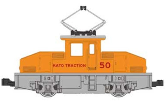 381-10504US Kato N 2-Axle Steeple Cab Electric - Kato Traction KATR #50