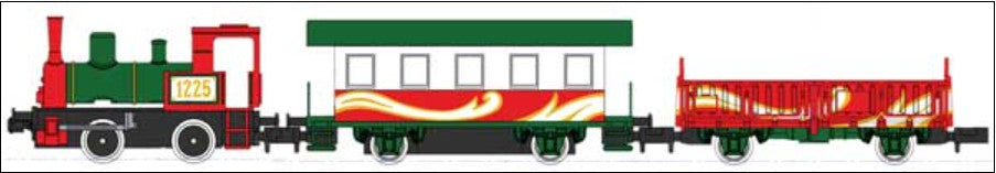 381-1225 Kato N Christmas Train-Only Set