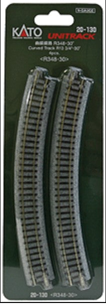 381-20130 Kato N 13-3/4" Radius Curve - 30°