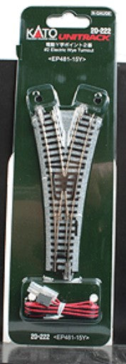 381-20222 Kato N #2 Remote Wye Turnout
