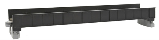 381-20458 Kato N 7-5/16" Double Plate Girder Bridge - Black