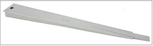 Metal tool or component on a white background