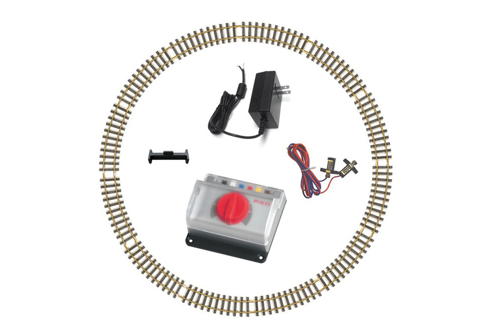 DB BR80 Freight Starter Set w/ Analog Sound and Smoke (G-Scale)