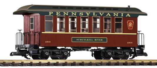 38676 PIKO G PRR Wood Coach 23016