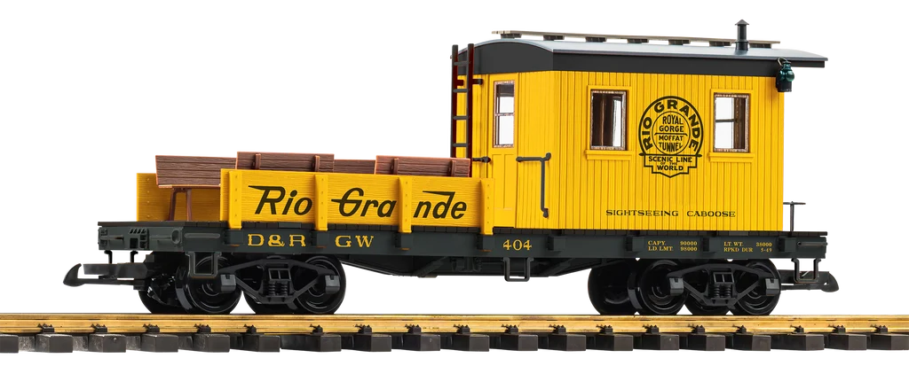 38987 PIKO G D&RGW Sightseeing Caboose