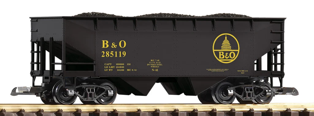 38988 PIKO G B&O Offset-Side Hoppper w/Coal Load