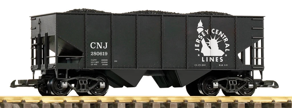 38989 PIKO G CNJ Rib-Side Hopper w/Coal Load