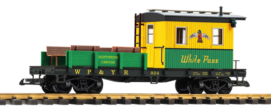 38990 PIKO G WP&YR Sightseeing Caboose