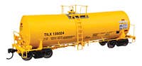920-100074 Walthers 40' Trinity Sulfur Tank Car -- Trinity Leasing (YLW) #135024