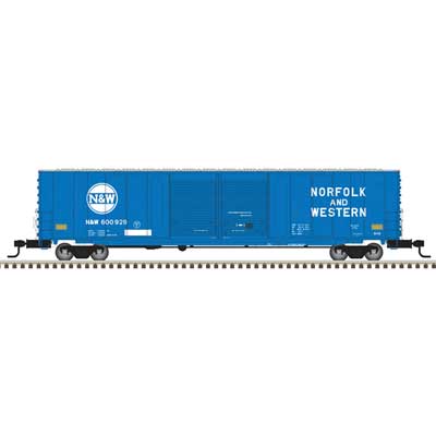 150-20007824 Atlas HO 60' Auto Box -- N&W #600929