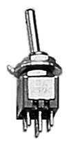 475-3627002 Minitronics Toggle Switch - DPDT Momentary (2)