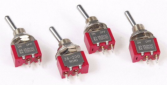 475-3620004 Minitronics Mini SPST Toggle Switch
