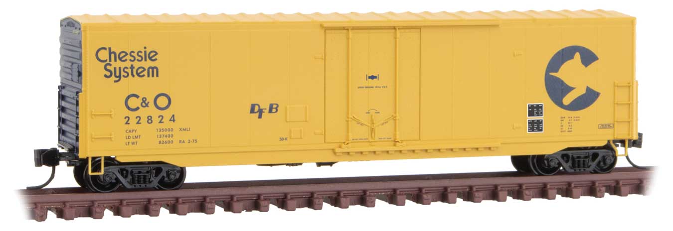 489-18100200 MTL N 50' Std Box C&O #22824