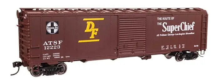 910-46502 WalthersMainline 50' AAR Single Door Boxcar - Ready to Run -- Atchison, Topeka & Santa Fe #12223