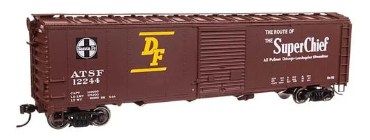 910-46504 WalthersMainline 50' AAR Single Door Boxcar - Ready to Run -- Santa Fe #12244