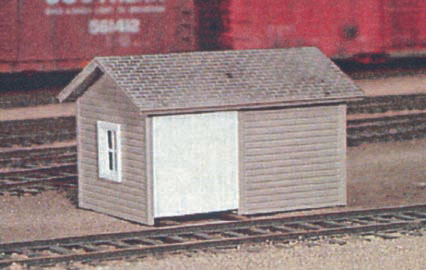 541-6 Pikestuff HO Handcar Shed Wood