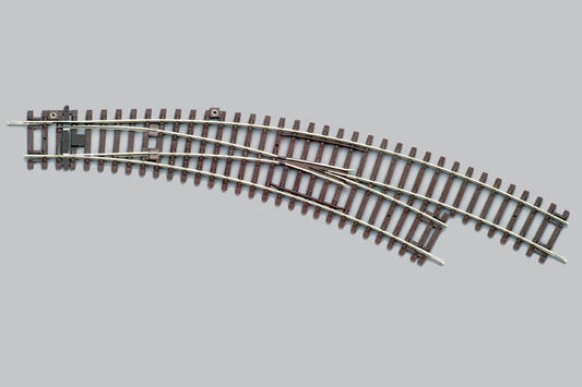 Right Curved Switch BWR, R3/R4 (HO-Scale)