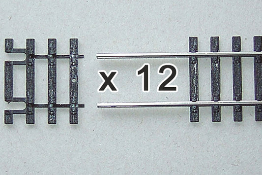 Box of 12 Flex Track End Ties 31mm Long (HO-Scale)