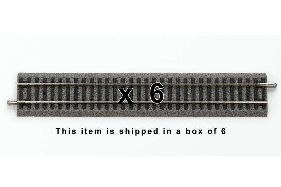 Box of 6 Roadbed A-Track Straight, 9.4" (HO-Scale)