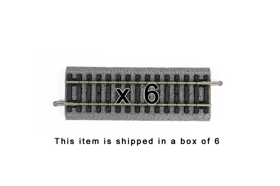 Box of 6 Roadbed A-Track Straight, 4.5" (HO-Scale)