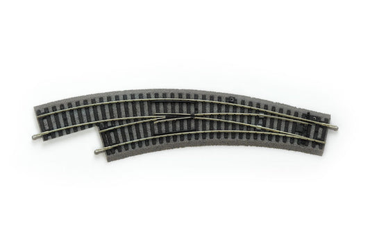 Roadbed A-Track Left Curved Switch BWL, R2/R3 (HO-Scale)