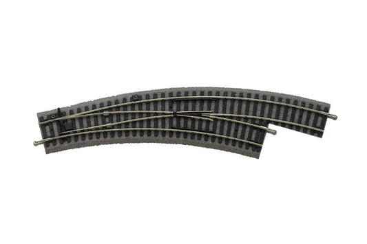 Roadbed A-Track Right Curved Switch BWL, R2/R3 (HO-Scale)